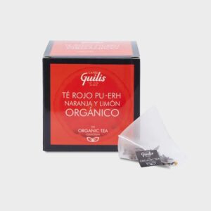 Té Rojo Pu Erh Orgánico con Naranja y Limón 15 uds